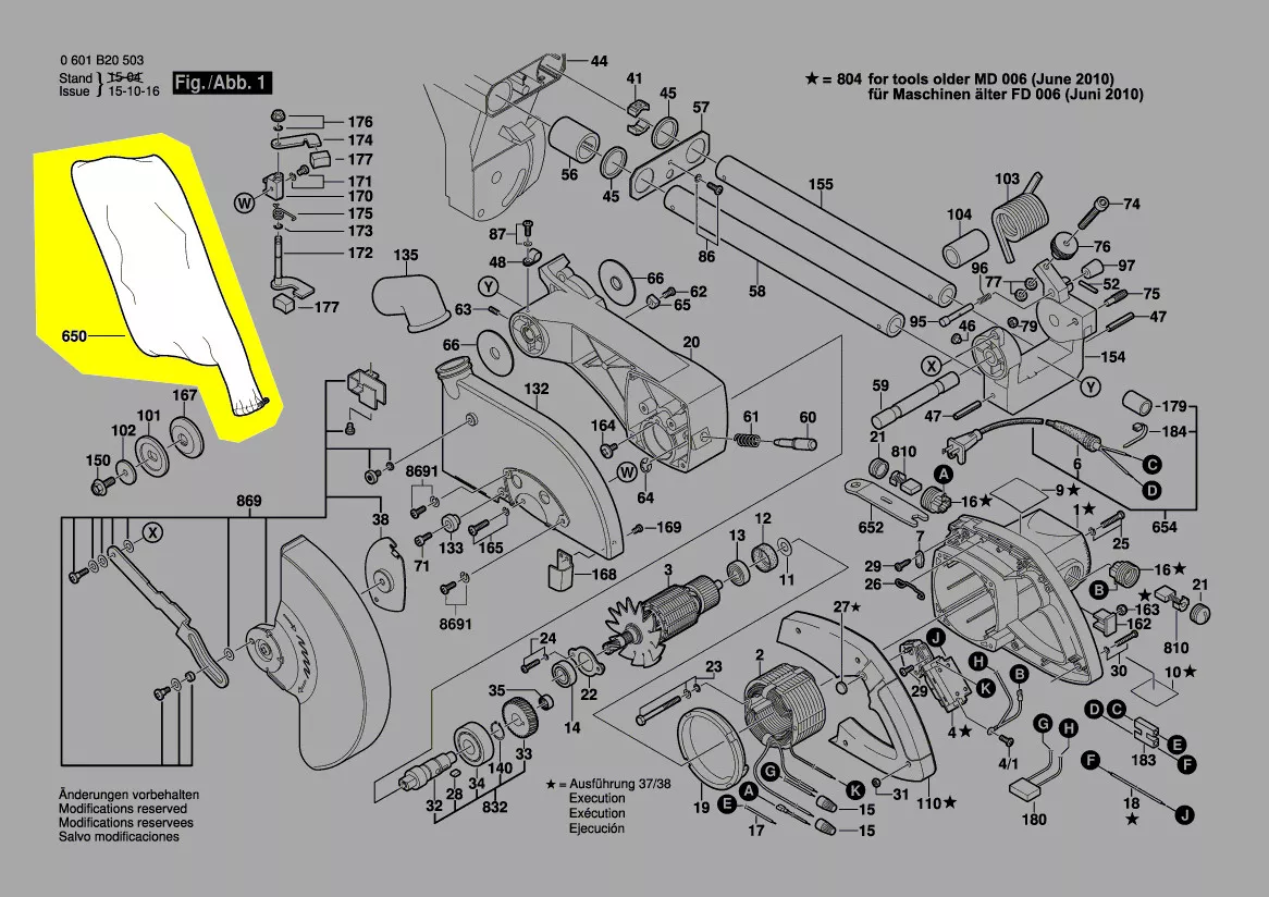 sac à poussière réf. 1 609 902 393 Bosch